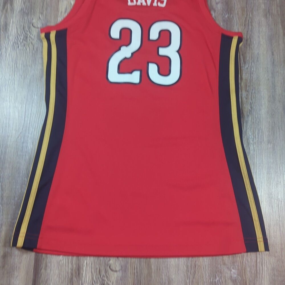Adidas New Orleans Pelicans Anthony Davis Jersey Red # 23 Women's Size Medium - Picture 7 of 8